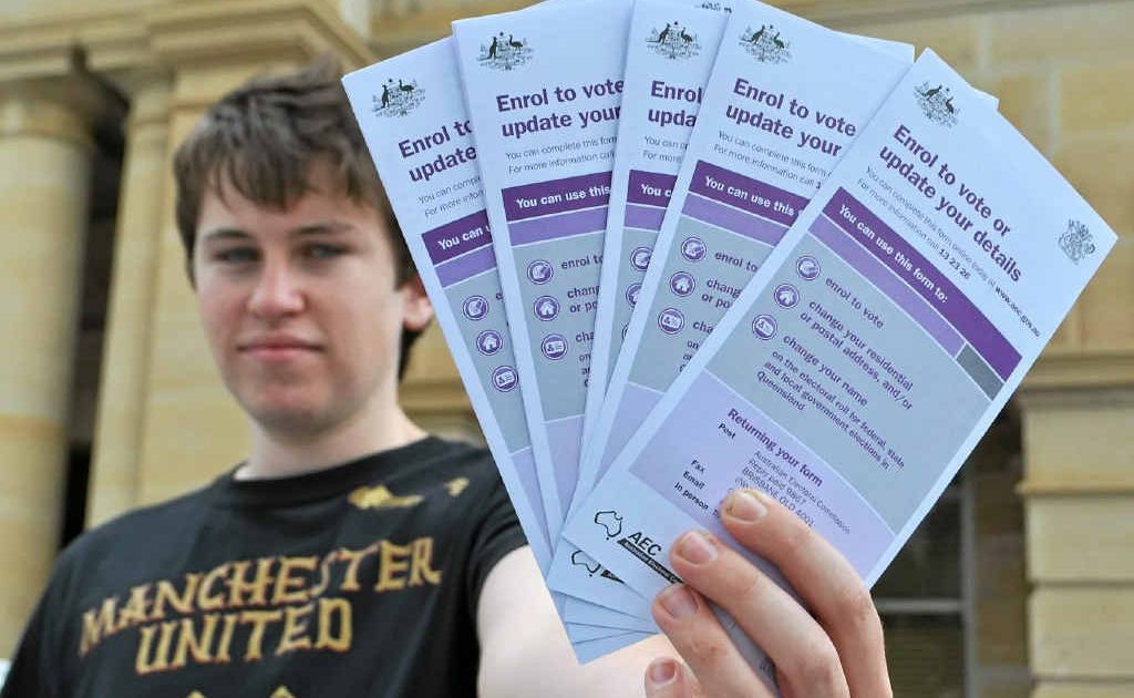 Alistair Costello is old enough to enrol but not quite voting age. Alistair Costello is old enough to enrol but not quite voting age.